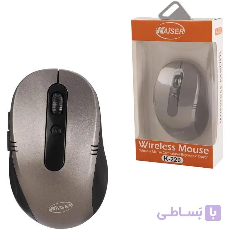 ماوس بی سیم کایزر مدل K220 — تصویر 1