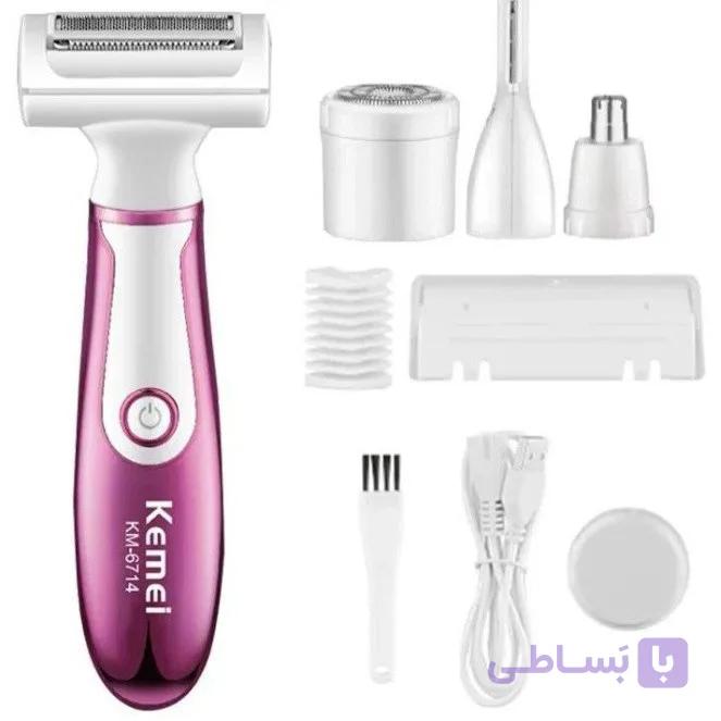 ماشین اصلاح کیمی مدل KM-6714 با برش مستقیم و استیل ضد زنگ