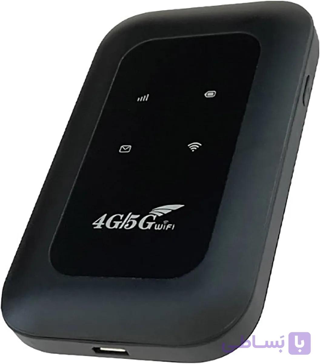 روتر جیبی وای‌فای قابل حمل همه شبکه‌ای، وای‌فای 5G، اتصال پرسرعت 5G، وای‌فای دو بانده، پخش و بازی بی‌سیم و بی‌نقص (مشکی) — تصویر 1