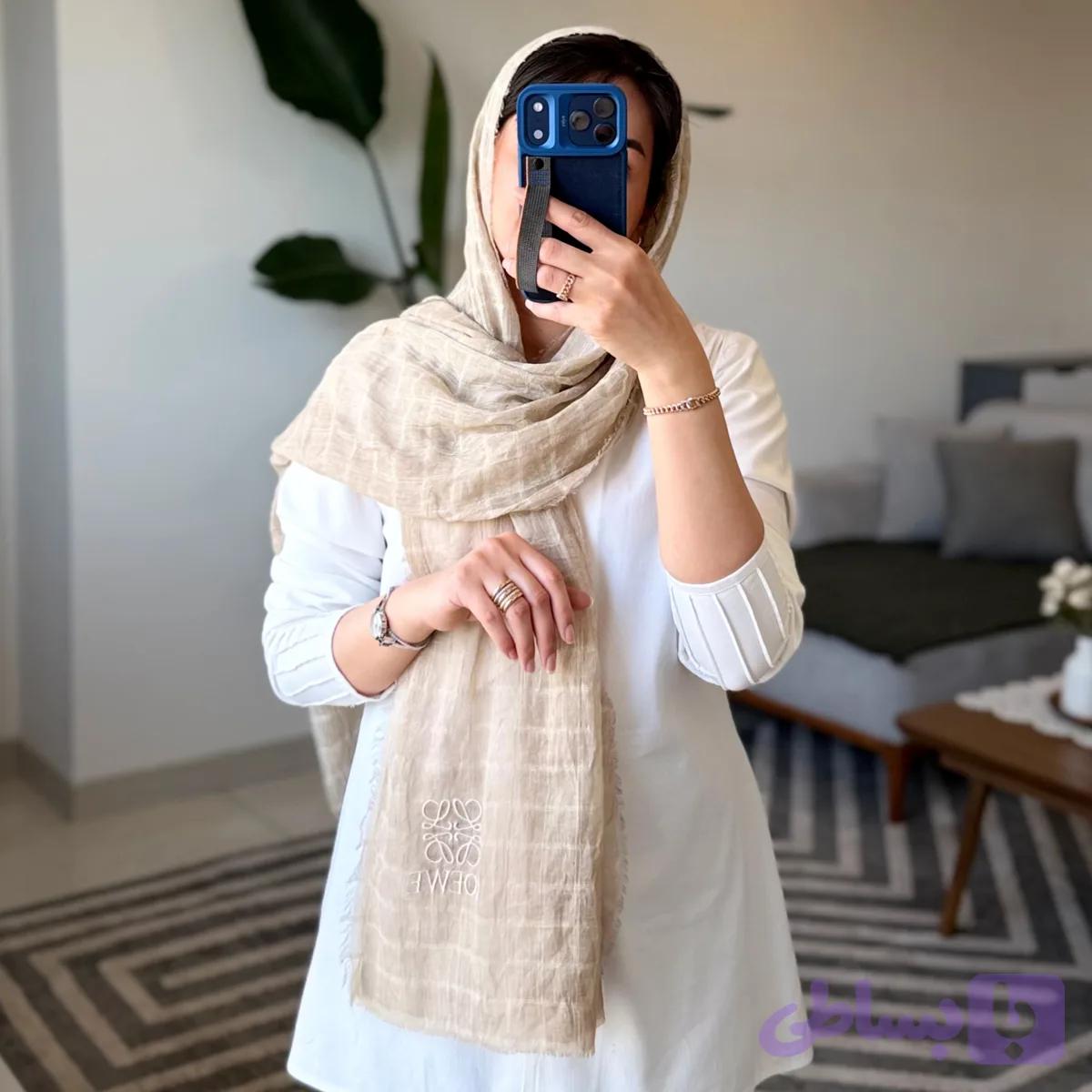 شال سنگشور گلدوزی‌دار
