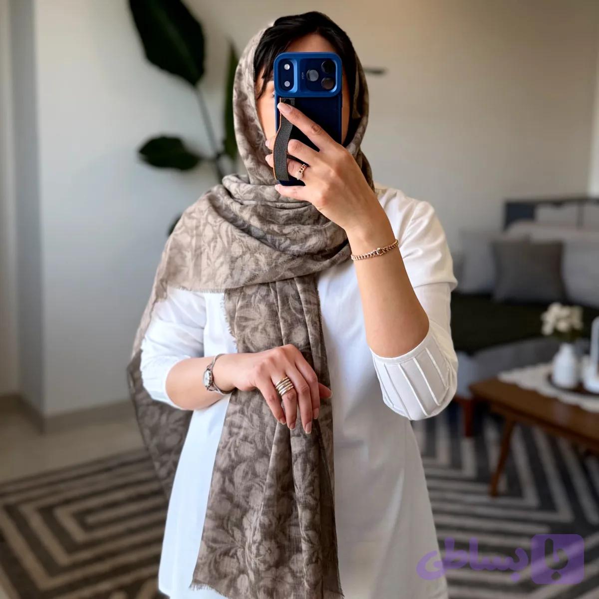 شال تابستانه طرح‌دار