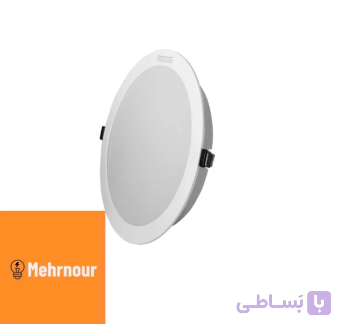 چراغ سقفی توکار25واتedc دیکو برش 19 و 20 سانت — تصویر 1