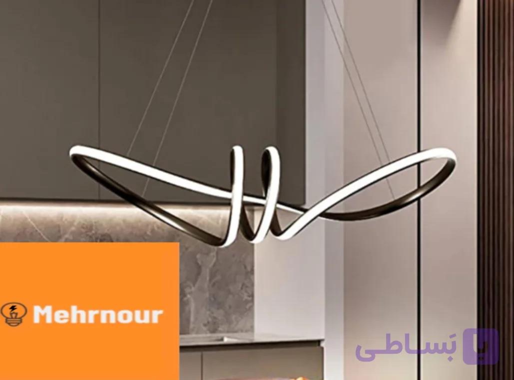 لوستر پاپیون سه حالته LED — تصویر 1