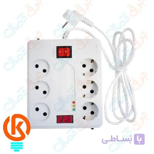 محافظ 6 خانه دیجیتال 1.8 متری | مخصوص لوازم صوتی،تصویری و کامپیوتر | از برند پارت الکتریک — تصویر 1