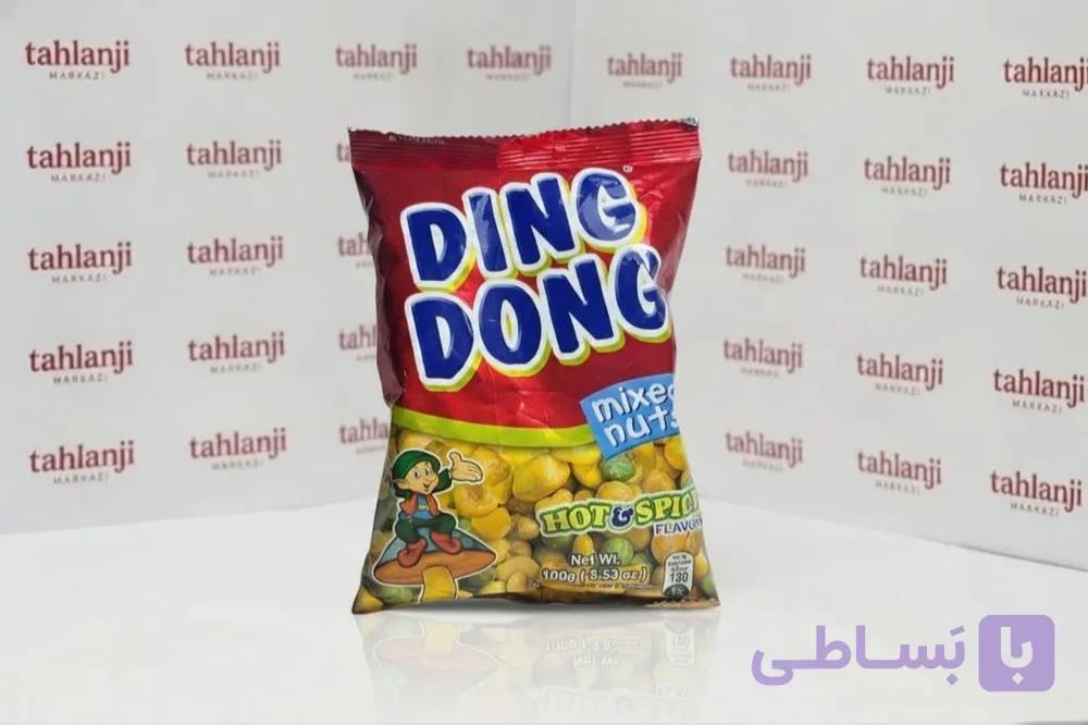 آجیل هندی دینگ دونگ DING DONG مدل قرمز تند با حجم 100 گرم