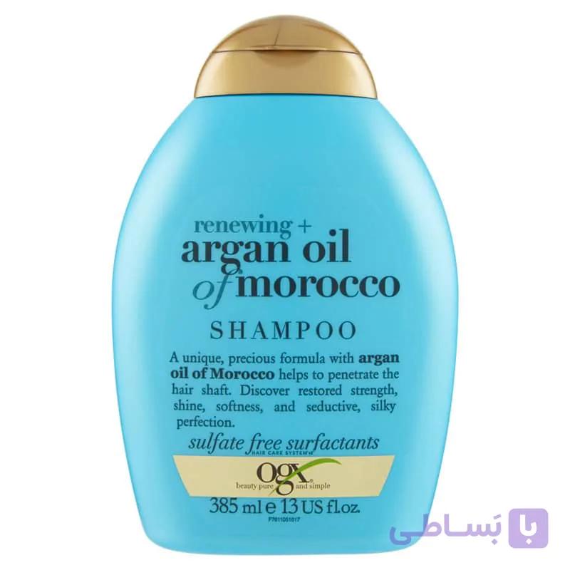 شامپو مو او جی ایکس مدل Argan Oil Of Morocco حجم 385 میلی لیتر