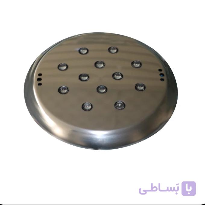 چراغ استخری روکار فلت استیل  ۱۱ سانت برند NIFAN