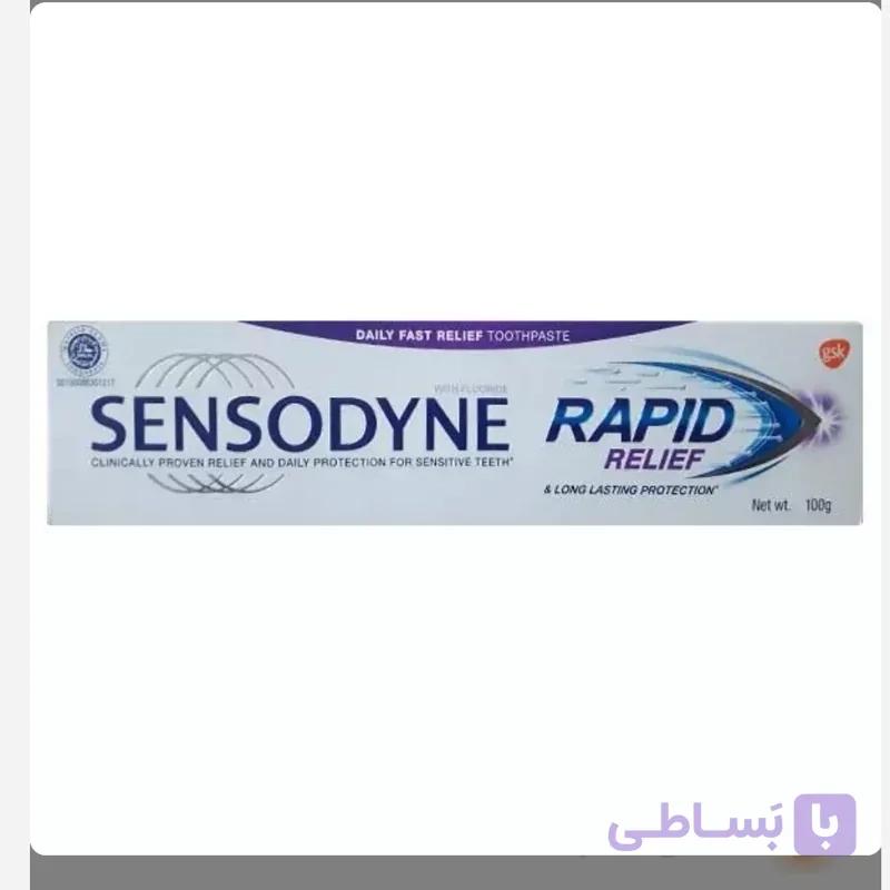 12 عدد خمیر دندان سنسوداین مدRAPIF RELIEF حجم 75 میلی لیتر