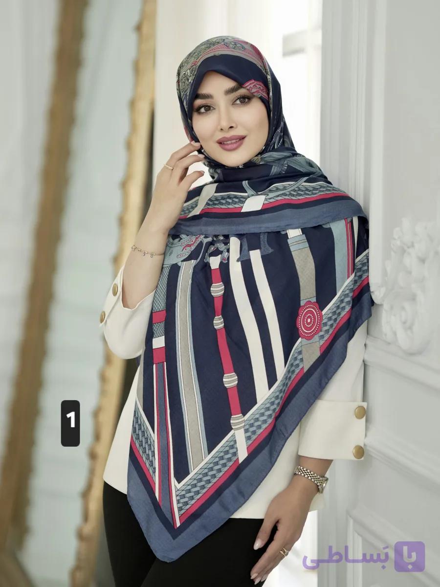 روسری نخ پنبه کد ۱۰۹۱ — تصویر 1