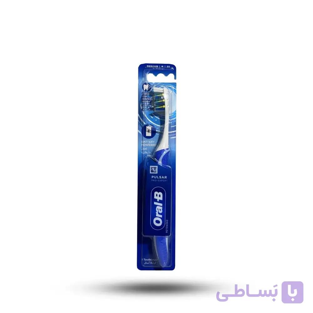 مسواک باتری خور اورال بی مدل Pulsar برس مدیوم