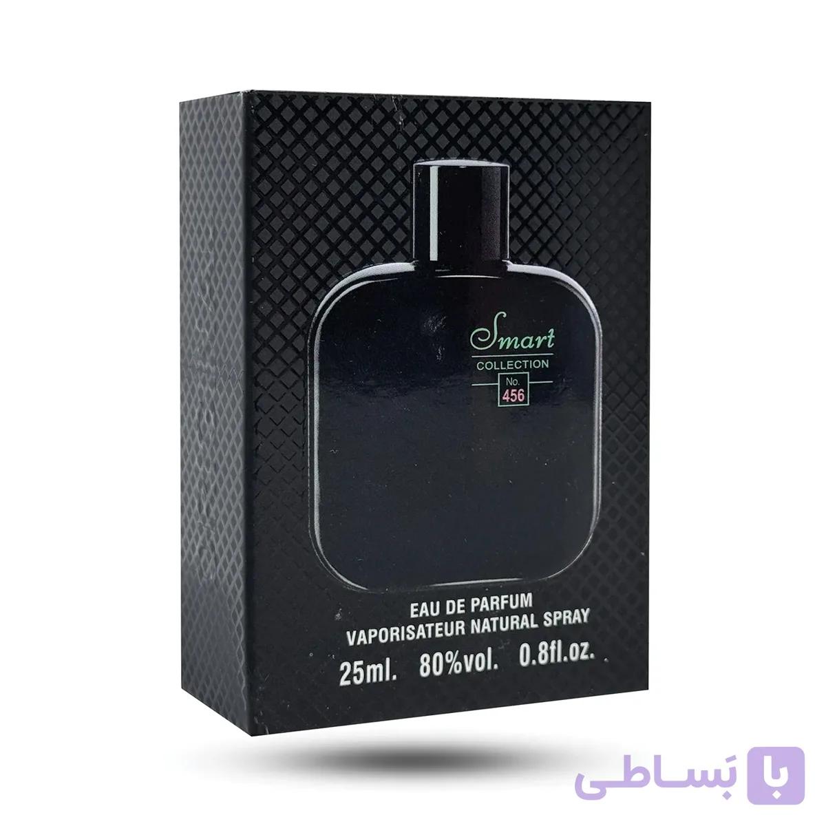 ادکلن مردانه لاگوست نویر مشکی اسمارت کالکشن کد 456 حجم ۲۵ میل