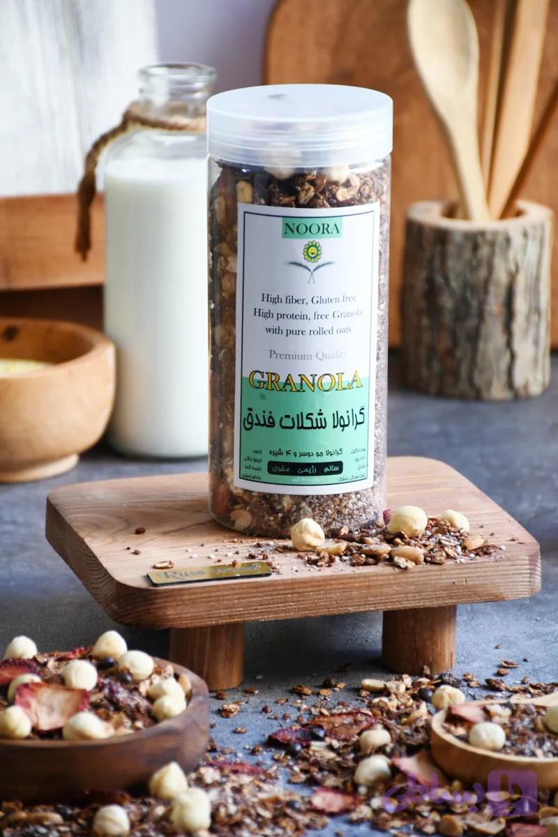 گرانولا شکلاتی 300گرمی نورا فود