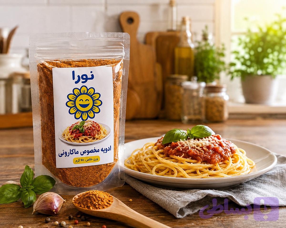 ادویه ماکارانی 90گرمی نورا فود