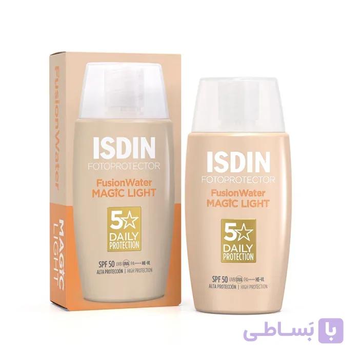 ضد آفتاب رنگی مدل MAGIC Light ایزیدین SPF50 حجم 50 میل — تصویر 1