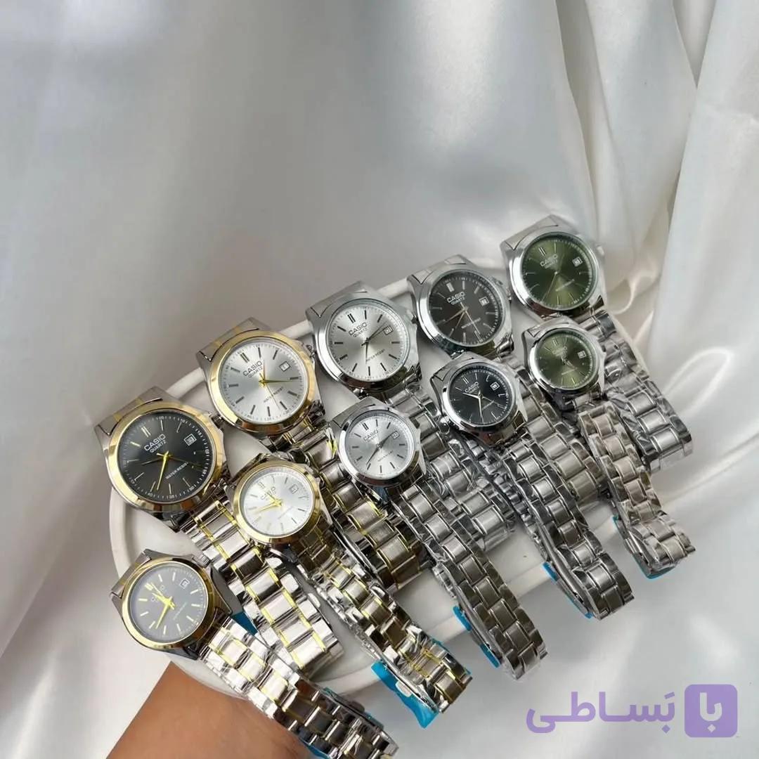 ست ساعت کاسیو کلاسیک رنگ ثابت ضد آب موتور ژاپن