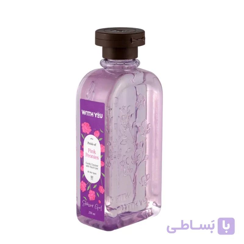 شامپو بدن ویت یو مدل peonies حجم 250 میلی لیتر
