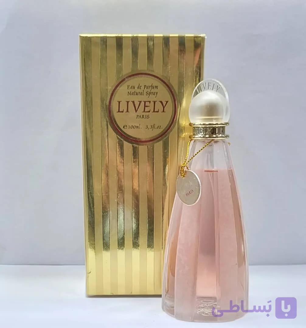 ادکلن زنانه lively طلایی