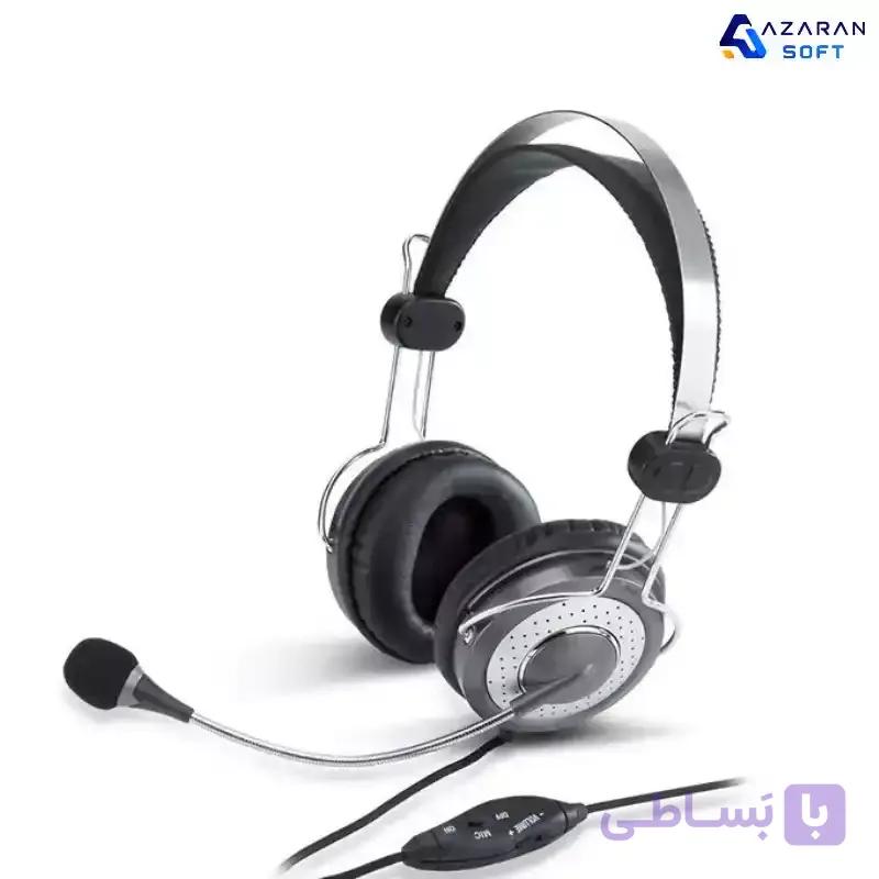 هدفون سیمی جنیوس مدل HS-04SU  میکروفون دار