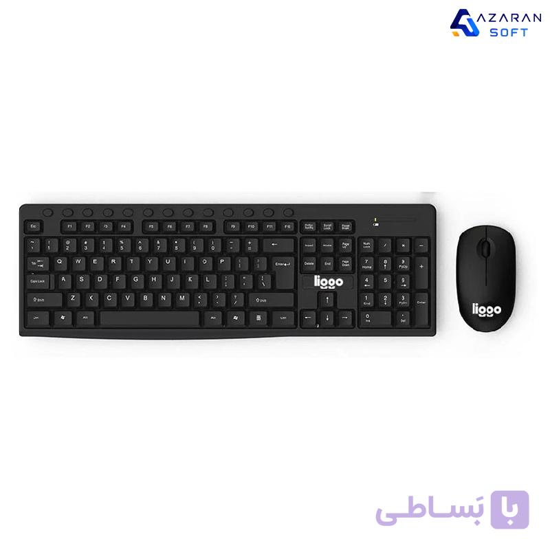 ماوس و کیبورد بیسیم لیگو مدل KW806