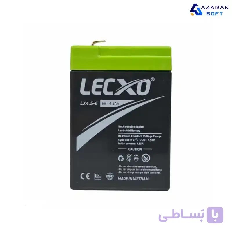 باتری UPS لکسو 6 ولت 4.5 آمپر مدل LX4.5-6