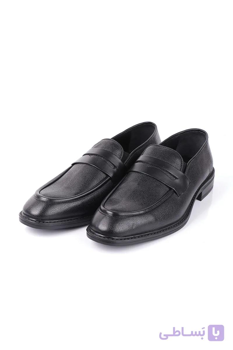 کفش چرم مردانه کلاسیک کد 4030 — تصویر 1
