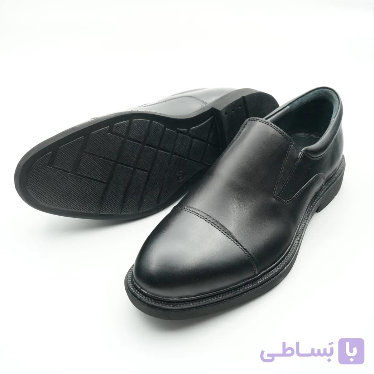 کفش چرم مردانه کلاسیک کد s2 — تصویر 1
