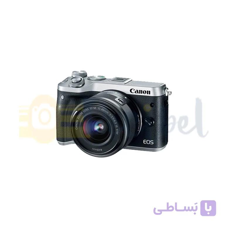 دوربین کانن EOS M6 همراه با لنز کانن EF-M 15-45 — تصویر 1