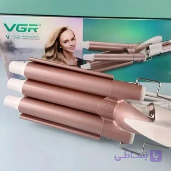 فر کننده مو حرفه‌ای اتوماتیک چرخان وی جی آر مدل V-599