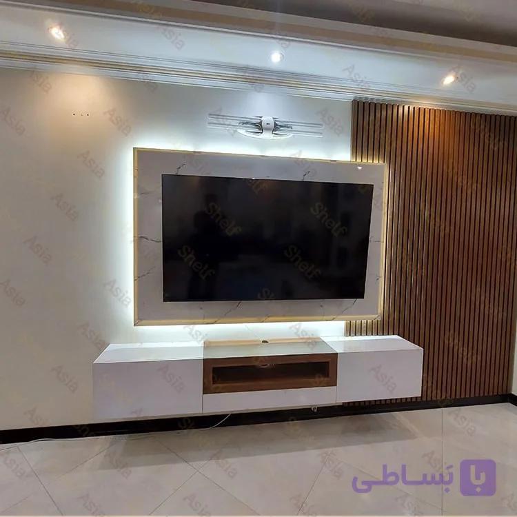 میز تلویزیون دیواری نگین — تصویر 1