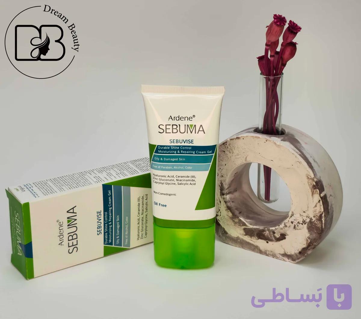 کرم ژل مرطوب کننده و بازسازی کننده سبوما آردن