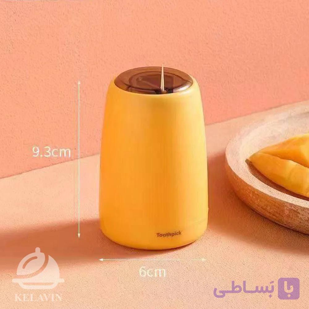 جاخلال دندان فشاری کریستال مات پاپ‌آپ رنگی لوکس — تصویر 1