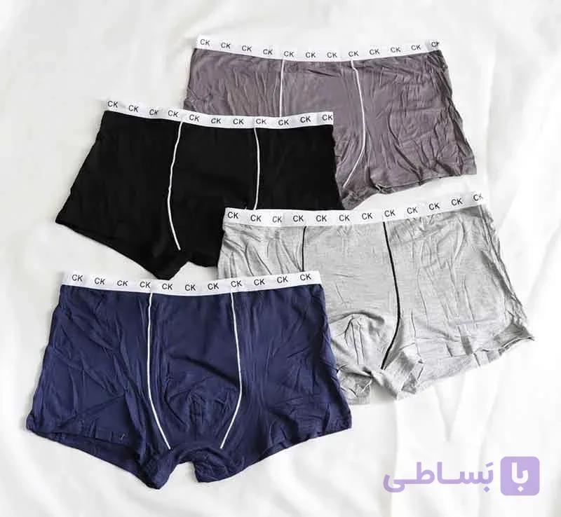 شورت مودال کش باریک مردانه خارجی
