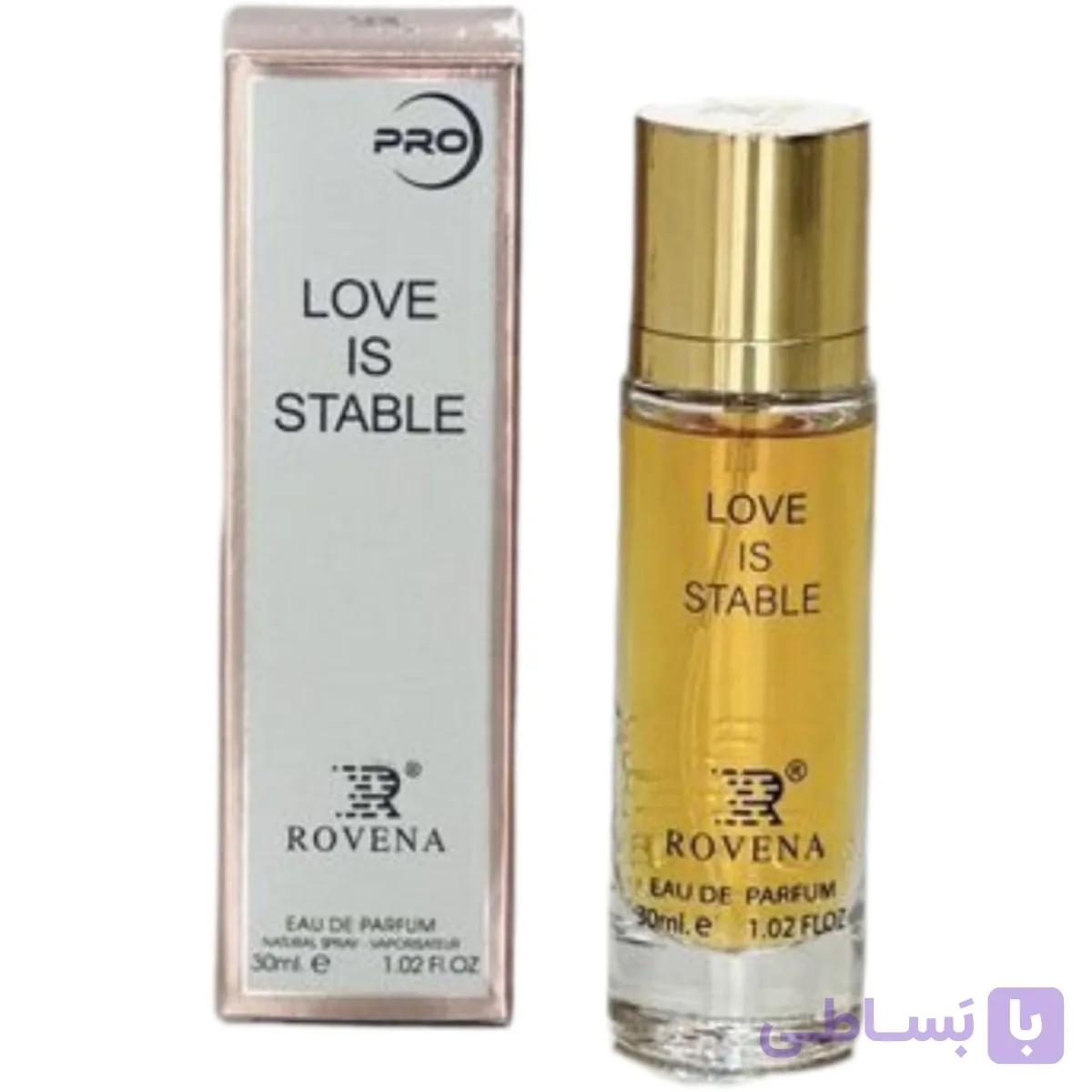 عطر زنانه لاو ایز استیبل (Love is Stable) حجم ۳۰ میلیلیتر