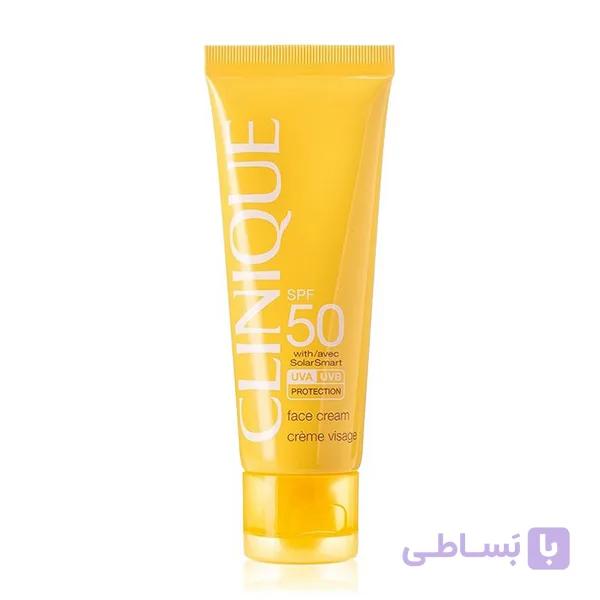 ضد آفتاب بیرنگ جوانساز سولار اسمارت کلینیک Clinique Solar Smart Face Cream Spf 50 — تصویر 1