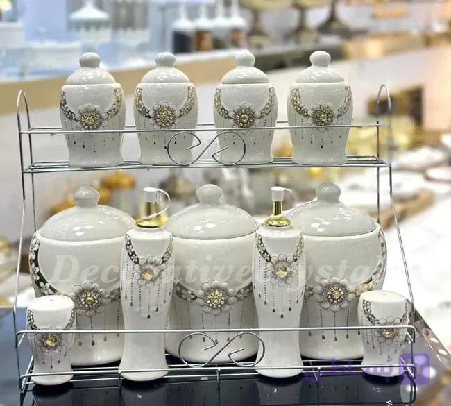 سرویس پاسماوری استند دار گردنبندی طلایی (تحویل حضوری)