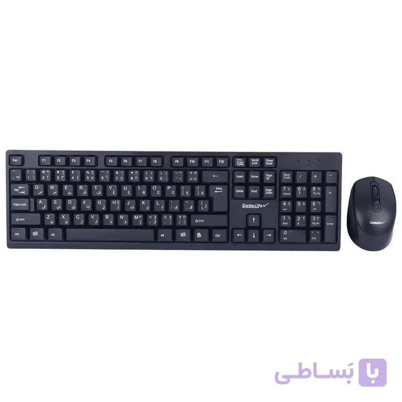 کیبورد و ماوس سیم دار مدل : Datalife KM_w01 — تصویر 1
