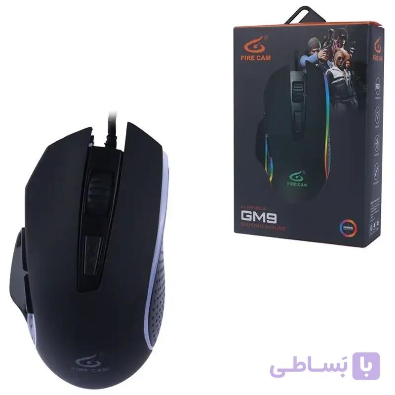 موس گیمینگ فایر کم GM9 — تصویر 1