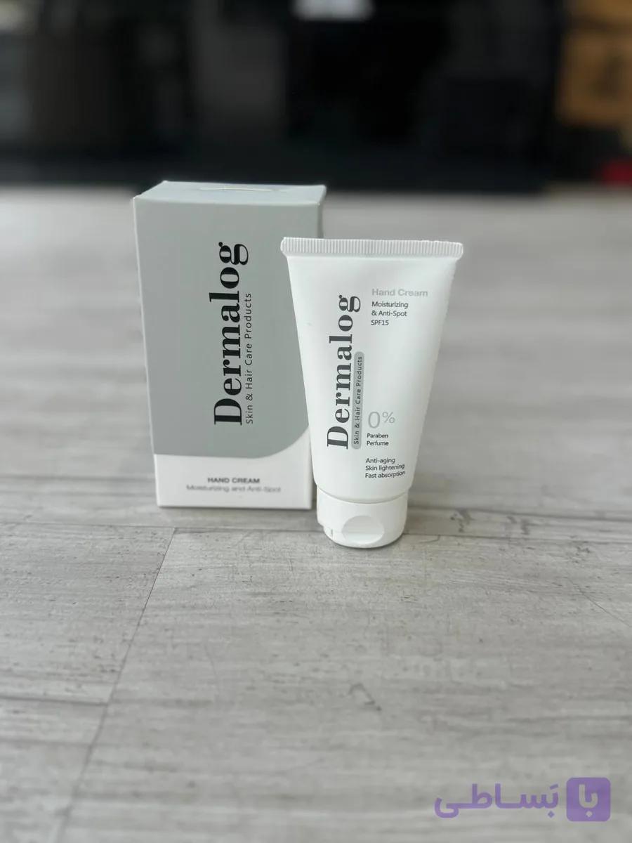 کرم دست مرطوب کننده و ضد لک درمالوگ Dermalog با SPF15 — تصویر 1