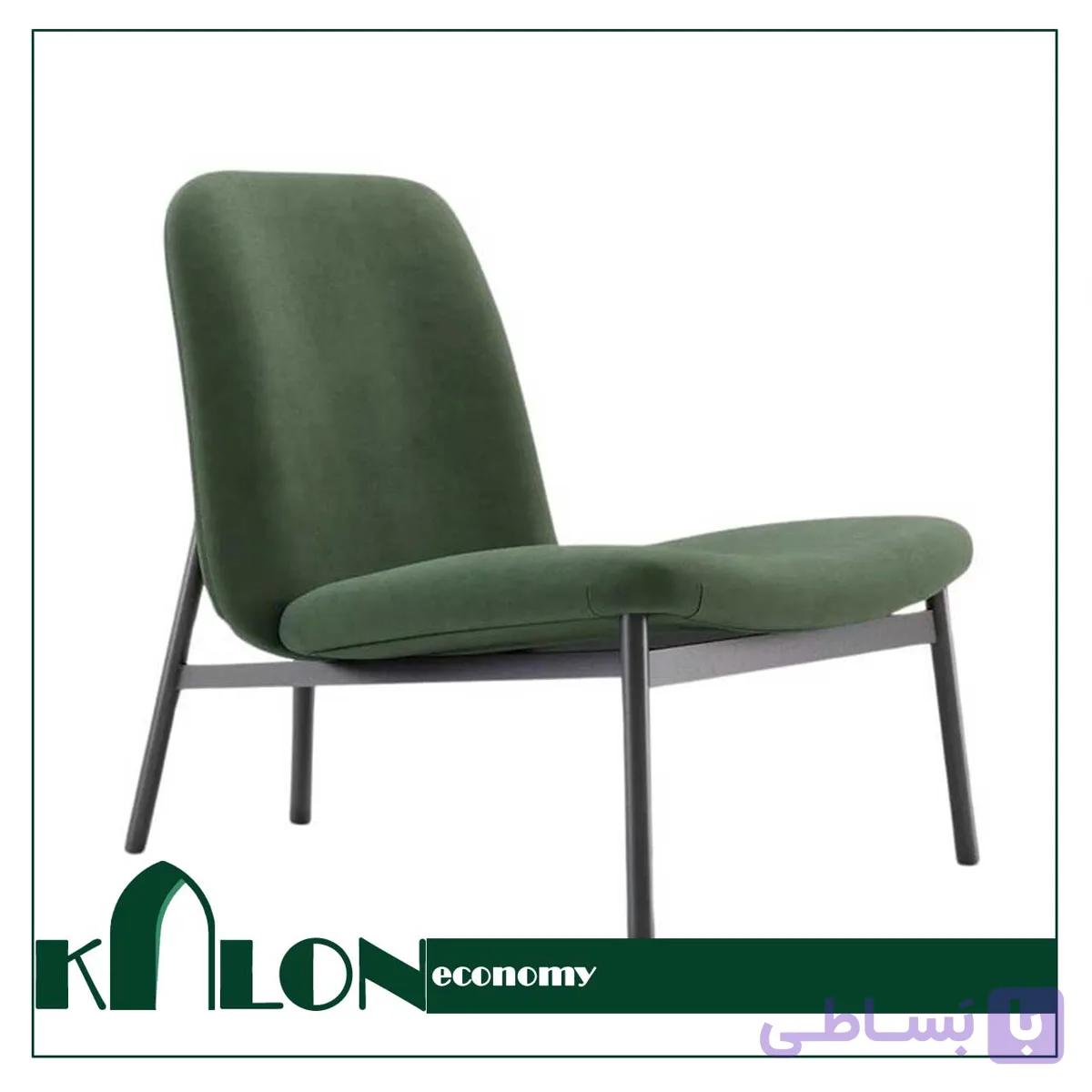 صندلی تک نفره اداری ساده کالون اکونومی مدل KE-0021 — تصویر 1