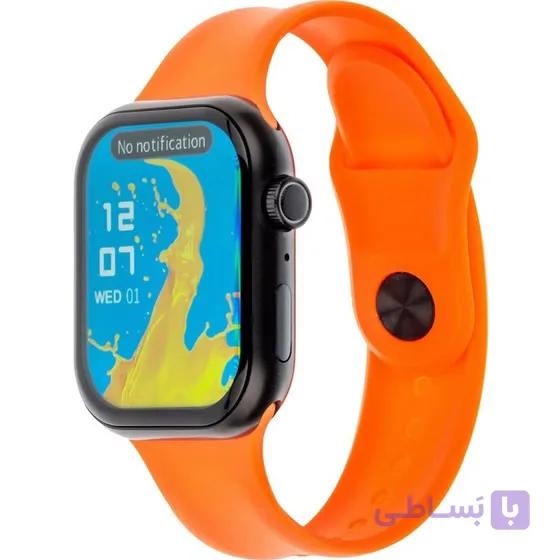 ساعت هوشمند KEQIWEAR مدل KW25 Max ظرفیت ۴۵ میلی‌متر با بند سیلیکونی و تماس