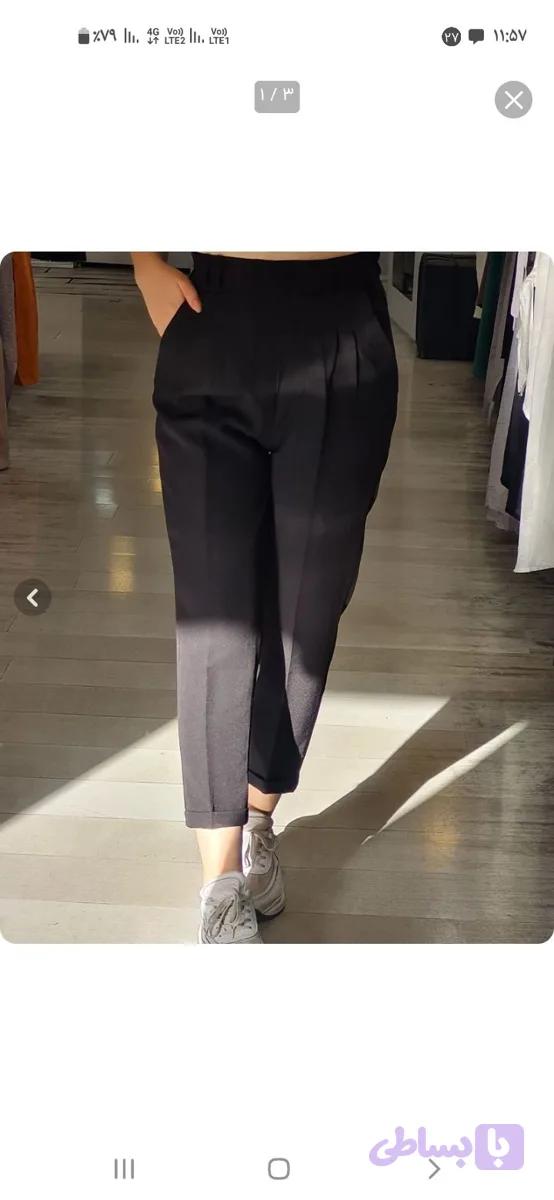 شلوار راسته مازراتی قد ۹۰🍃 سایز بندی ۴۲تا ۴۸🍃