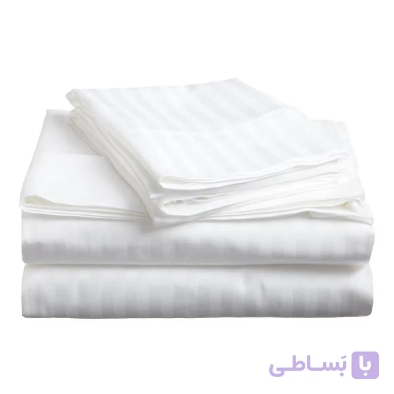 سرویس ملحفه تهران خواب مدل هتلی کد 180 دونفره سه تکه