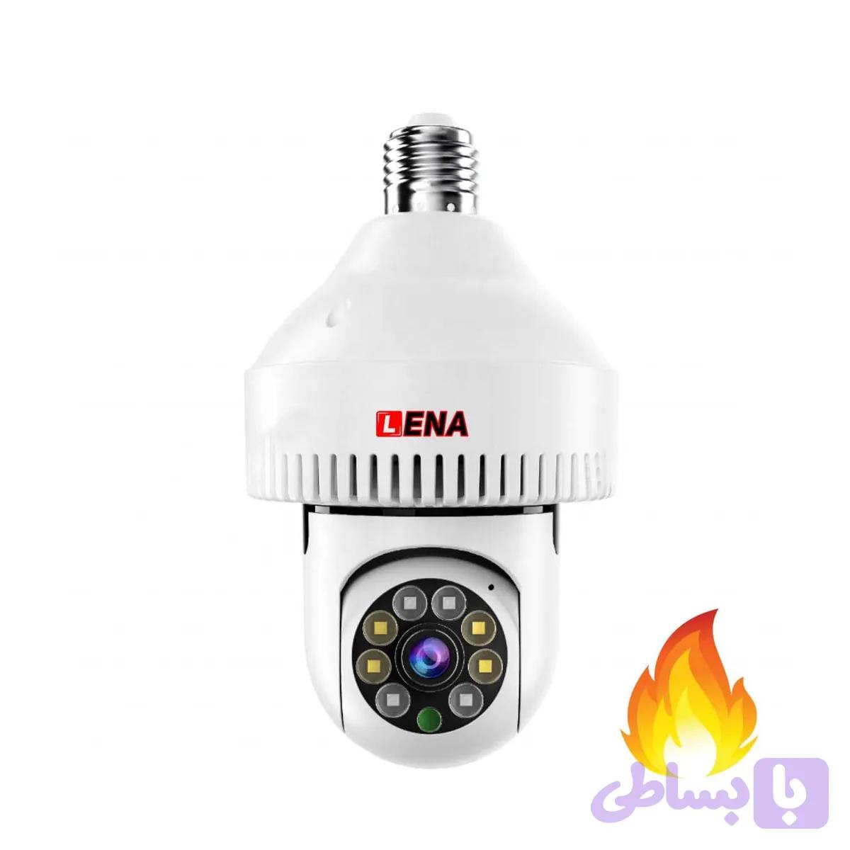 دوربین لامپی چرخشی دتکتور دود اعلام حریق LENA LF6
