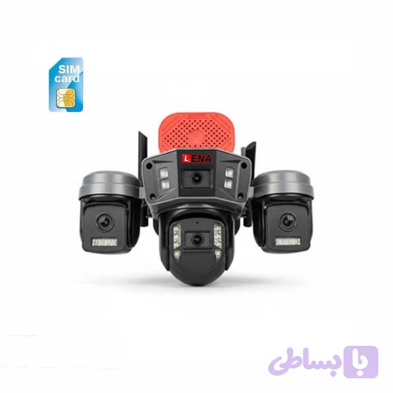 دوربین 4 لنز سیم‌کارت‌خور چرخشی با نرم افزار ایرانی LENA LR40