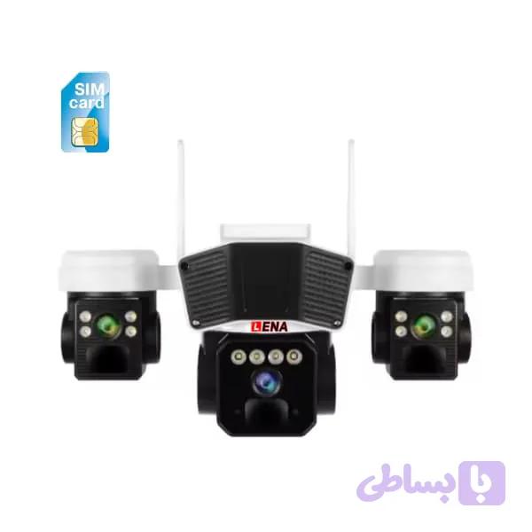 دوربین اسپیددام چرخشی سه لنز سیم کارت خور LR3 LENA — تصویر 1