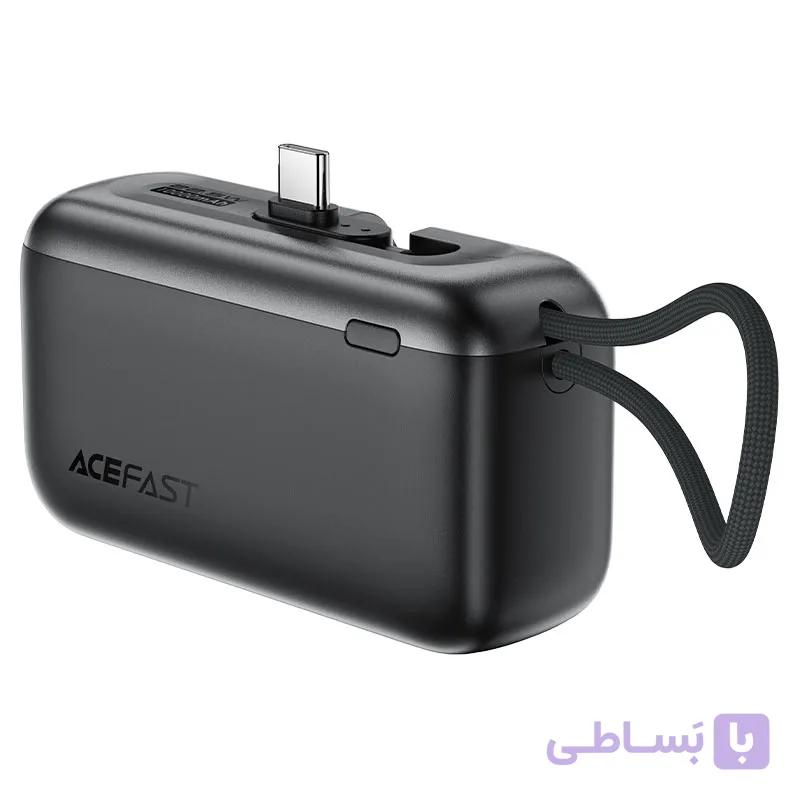 پاوربانک 10000 ایس فست ACEFAST M27 توان 22.5 وات همراه با کابل متصل — تصویر 1