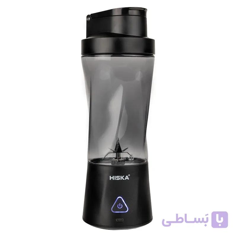 مخلوط کن قابل حمل شارژی هیسکا Hiska HR-87 ظرفیت 700 میلی لیتر ۳۶۰‌ واتی — تصویر 1