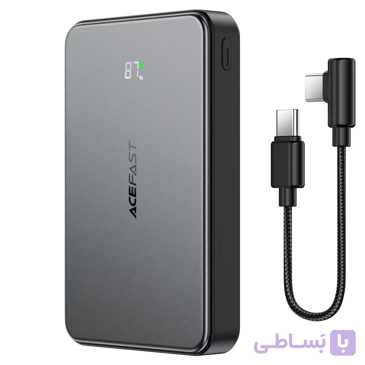 پاوربانک وایرلس 10000 مگ سیف ایس فست ACEFAST M31 توان 22.5 وات — تصویر 1