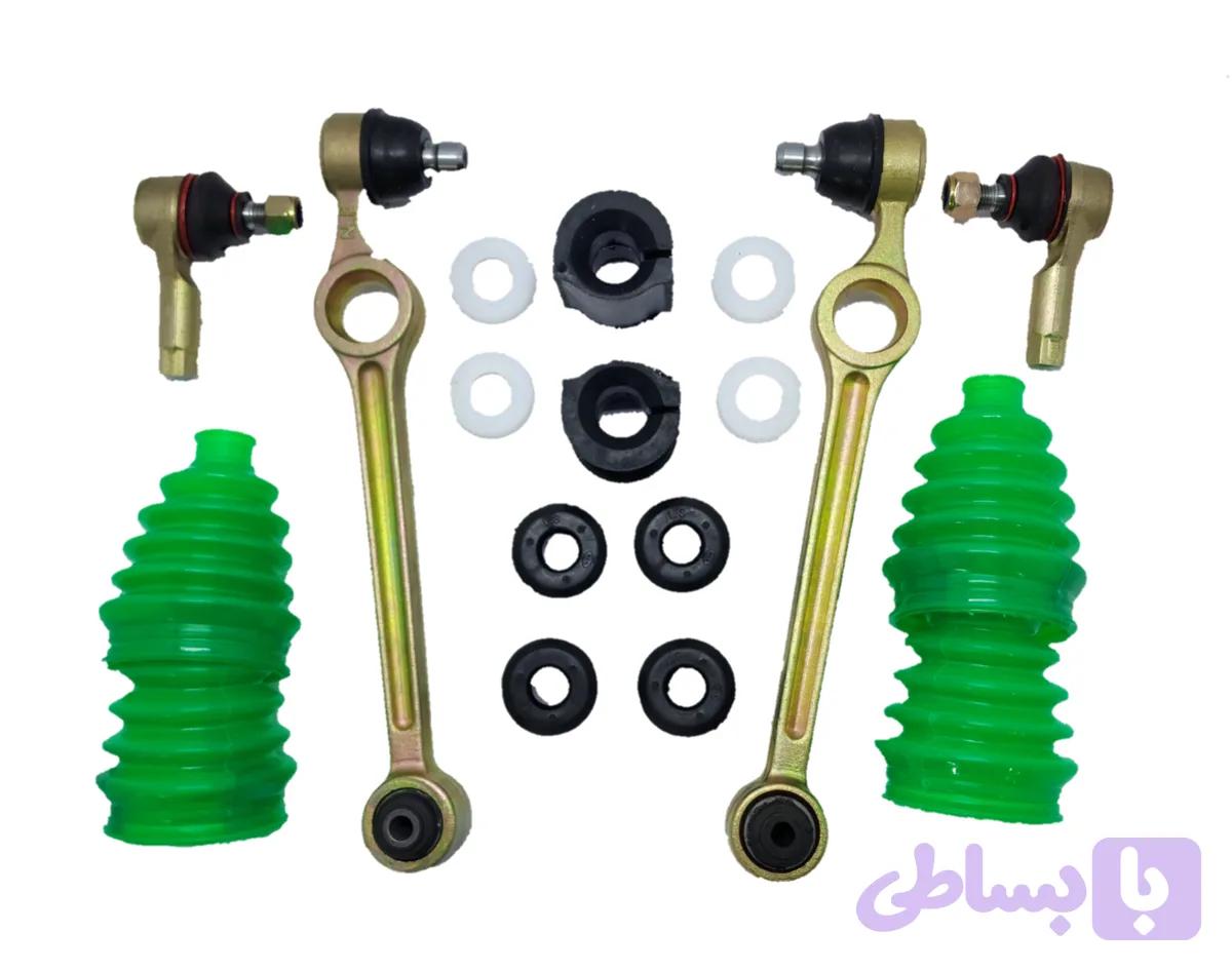 کیت کامل جلوبندی پراید+پک گردگیر پلوس(پلی اورتان)