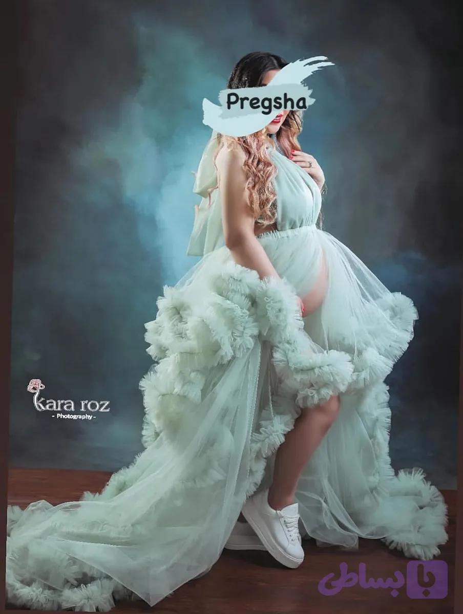 پیراهن پرچین بالاتنه چیندار